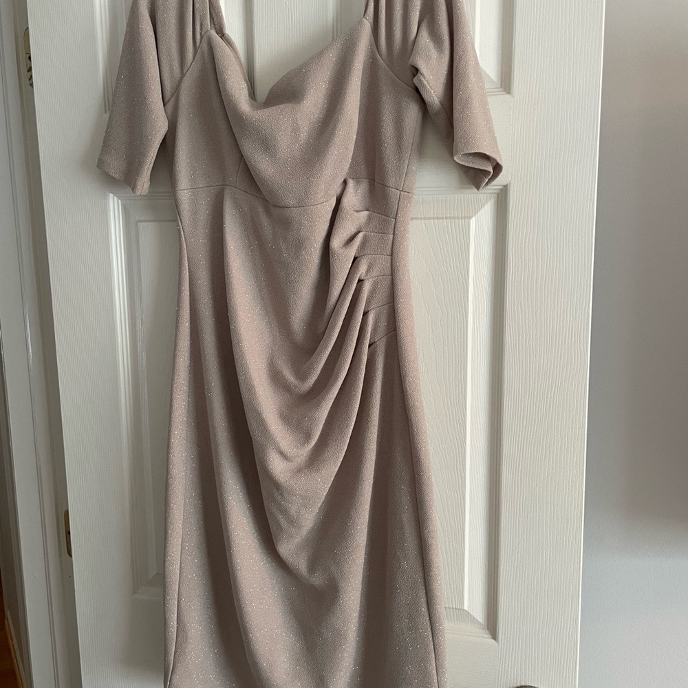 Eliza J Gold Dress